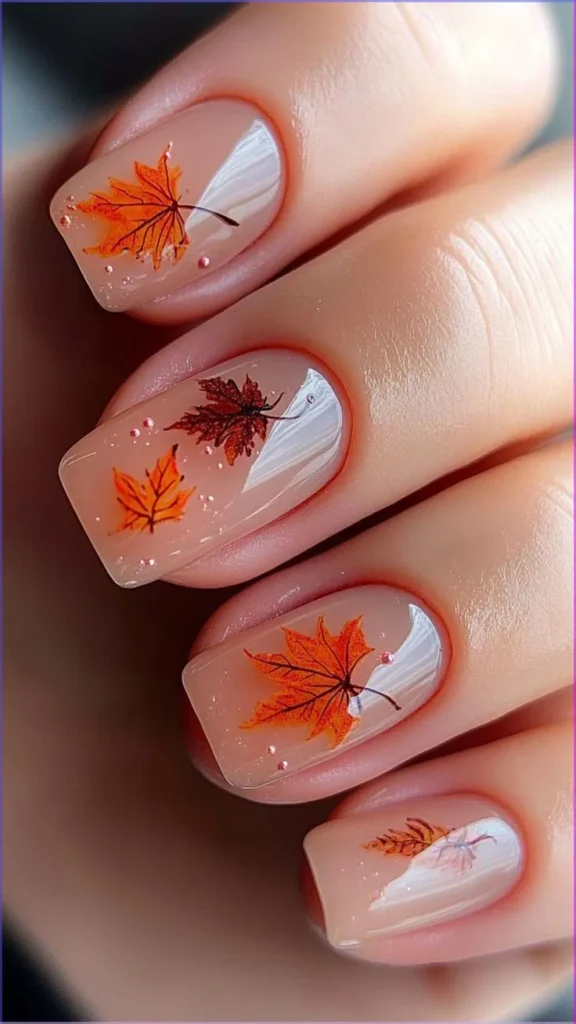 Nail art ispirata alla natura